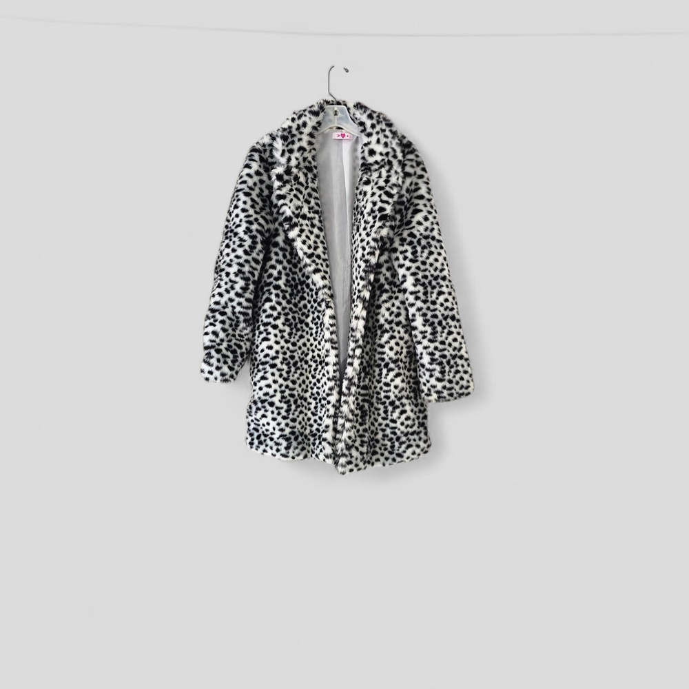 Buddy Love Monochrome Spotted Teddy Jacket